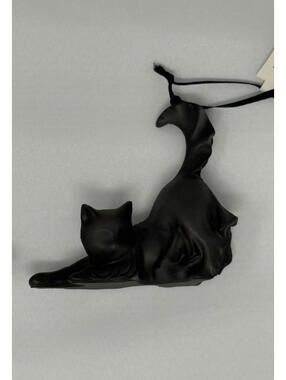 Cracker Barrel Ghost Black Cat Halloween Ornament, NEW 2025 In Hand